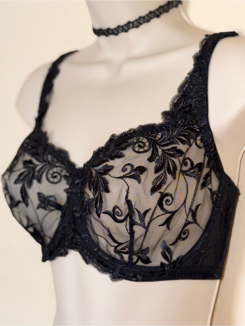 NWT 36D sheer lace Soma bra